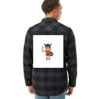 Little Viking Girl  Blue Hippie Flannel Shirt | Artistshot