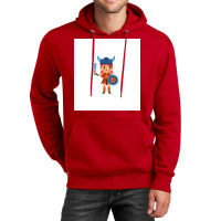 Little Viking Girl  Blue Hippie Unisex Hoodie | Artistshot