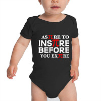 Limited Edition Aspire To Inspire Pi Day Math Teacher Baby Bodysuit | Artistshot