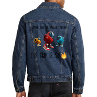 Among Drip Men Denim Jacket | Artistshot