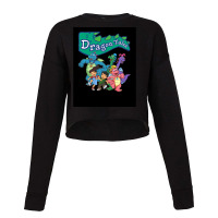 Dragon Tales Graphic Poster Stars Cropped Sweater | Artistshot