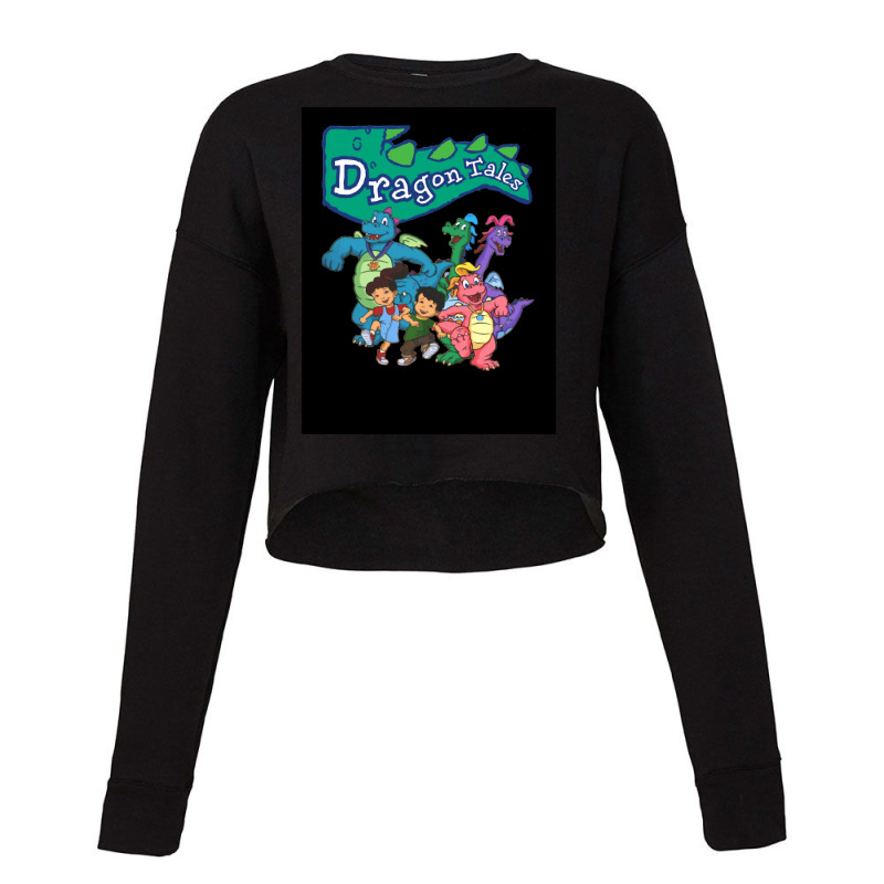 Dragon Tales Graphic Poster Stars Cropped Sweater by armesamaro | Artistshot