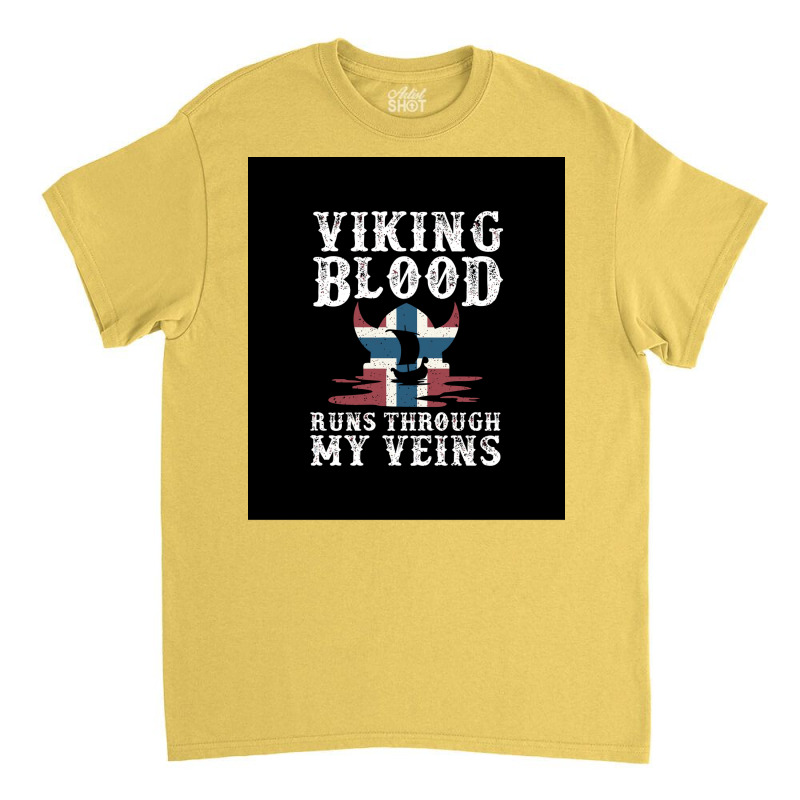 Northern Viking Norwegian Blood Norway  Funny Humor Classic T-shirt | Artistshot