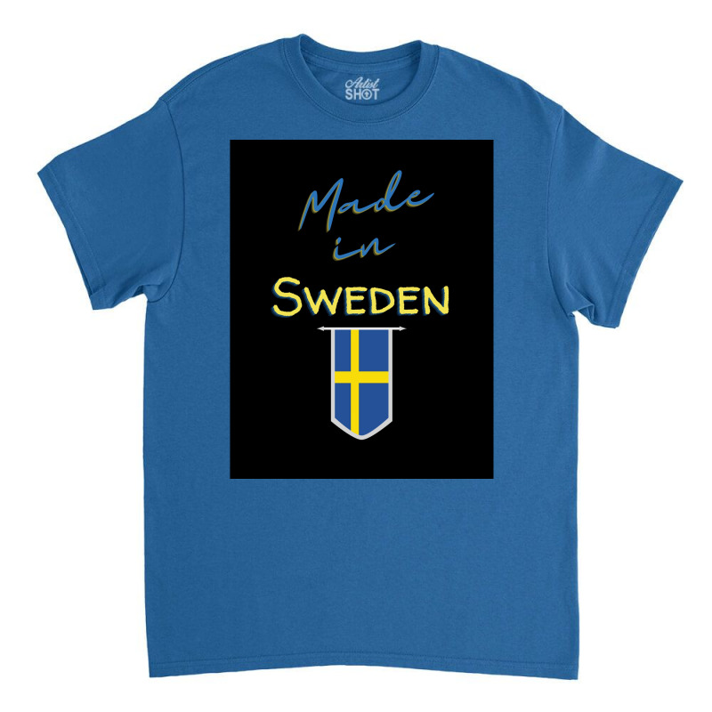 Swedish Flag Stockholm Viking Gift Funny Sweden  Vintage Retro Classic T-shirt | Artistshot