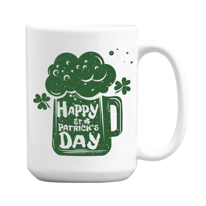 St Patricks Day Shamrock 15 Oz Coffee Mug | Artistshot