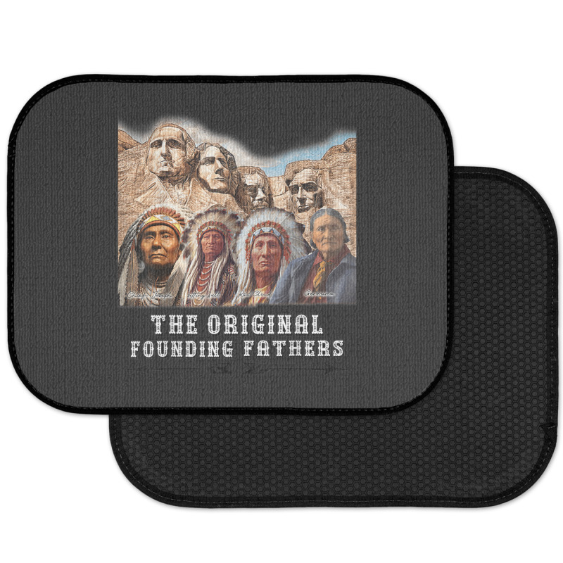 Original Founding Fathers Native American Retro Tribe Pride Rear Car Mat | Artistshot