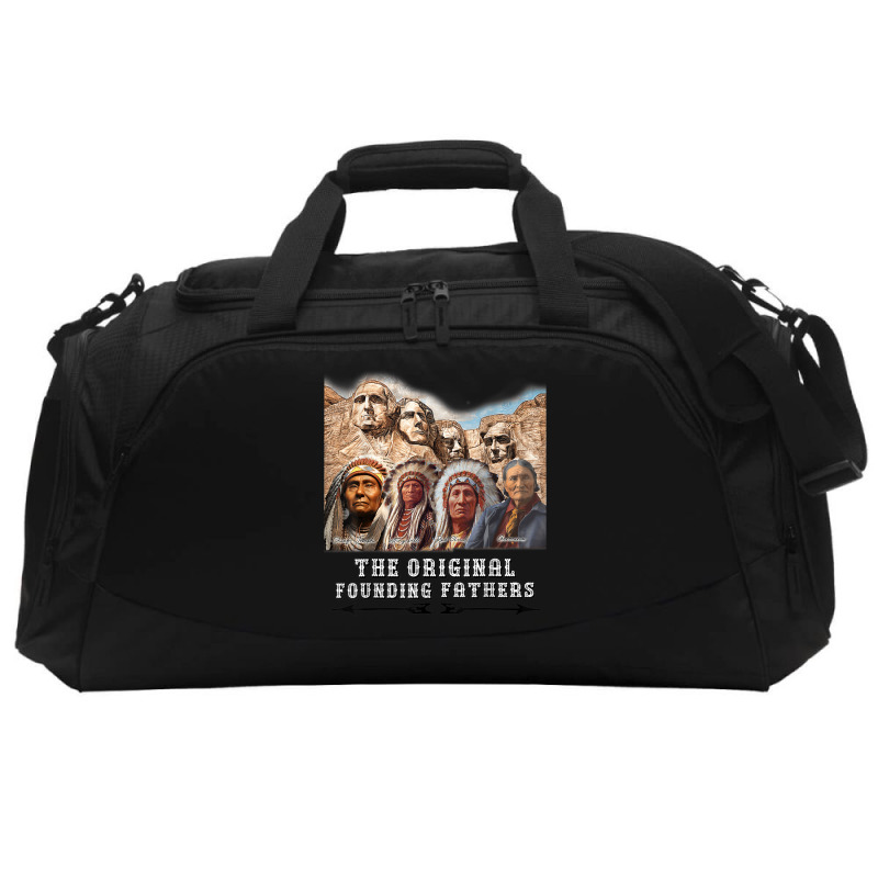 Original Founding Fathers Native American Retro Tribe Pride Active Duffel | Artistshot