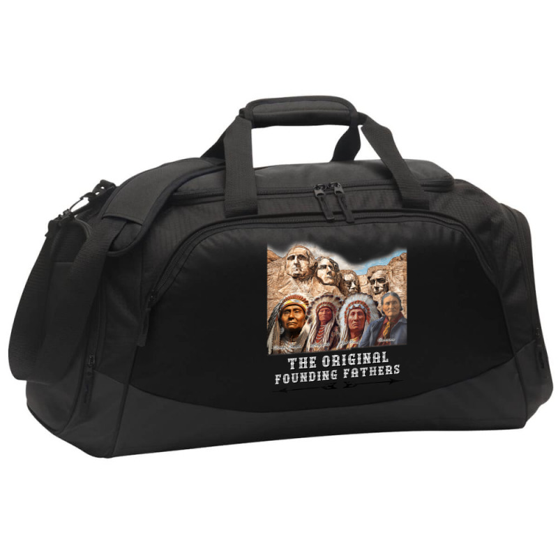 Original Founding Fathers Native American Retro Tribe Pride Active Duffel | Artistshot