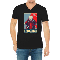 Korosensei Poster 1 V-neck Tee | Artistshot