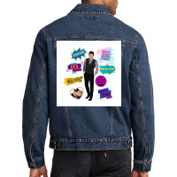 Morningposter Trending Humor Men Denim Jacket | Artistshot