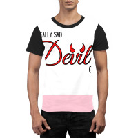 Tv Season 5 Really Sad Devil Guy Poster Tumblr Graphic T-shirt | Artistshot