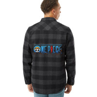 One Piece Letters Flannel Shirt | Artistshot