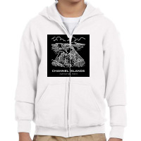 Islands National Park Youth Zipper Hoodie | Artistshot