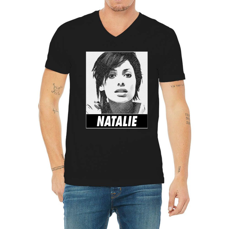 Natalie Imbruglia Torn V2 V-Neck Tee by CAMMIGRAHAM | Artistshot