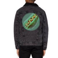 Hot Dog With Mustard And Ketc Unisex Sherpa-lined Denim Jacket | Artistshot