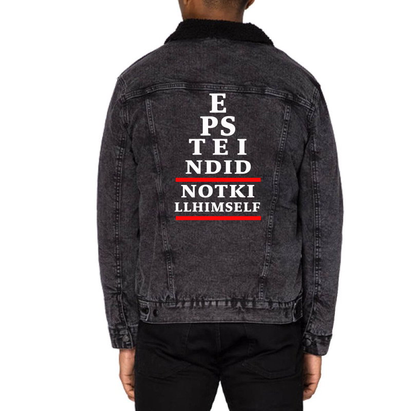 Conspiracy Theory Eye Rest Unisex Sherpa-lined Denim Jacket | Artistshot