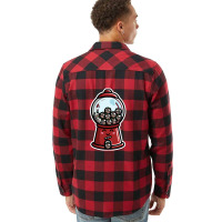 Cawaii Cute Chrismas Pudding Gumball Machine Flannel Shirt | Artistshot