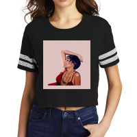 Natalie Imbruglia Chiffon Top Scorecard Crop Tee | Artistshot