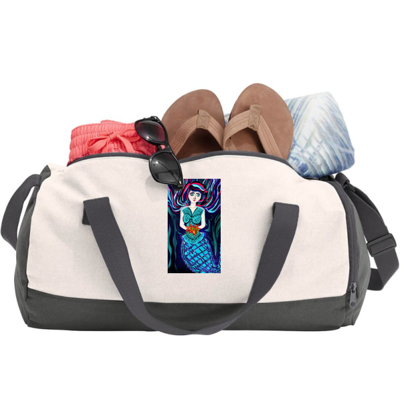 Mermaid Eyes Duffel Bag | Artistshot