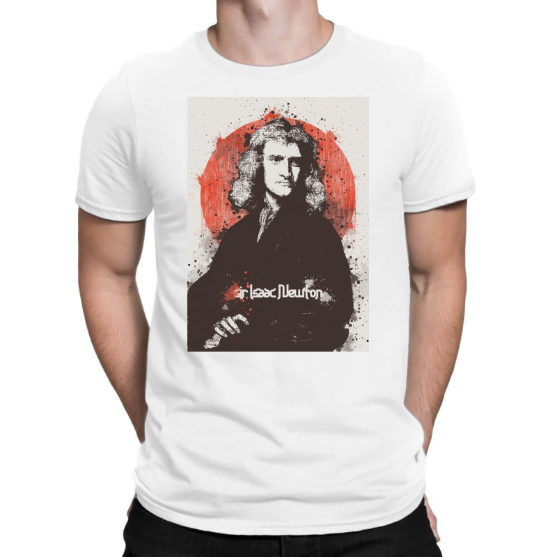 Sir Isaac Newton Painting Art T-shirt | Artistshot