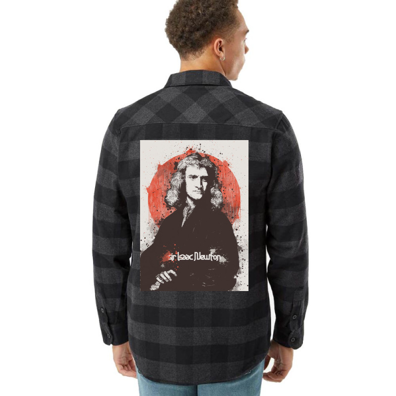 Sir Isaac Newton Painting Art Flannel Shirt | Artistshot