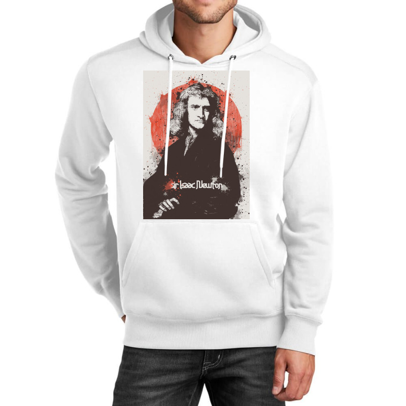 Sir Isaac Newton Painting Art Unisex Hoodie | Artistshot