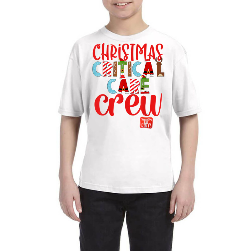 Christmas Critical Care Crew Nurse Tech & Aide Assistant Er T Shirt Youth Tee by hyong5i4 | Artistshot