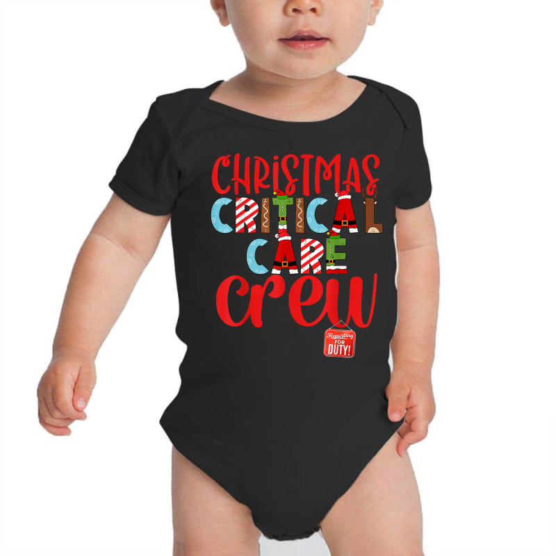 Christmas Critical Care Crew Nurse Tech & Aide Assistant Er T Shirt Baby Bodysuit by hyong5i4 | Artistshot