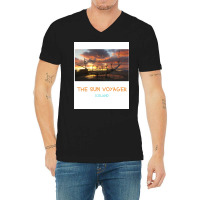 The Sun Voyager From Iceland  Travel 80s V-neck Tee | Artistshot