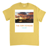 The Sun Voyager From Iceland  Travel 80s Classic T-shirt | Artistshot