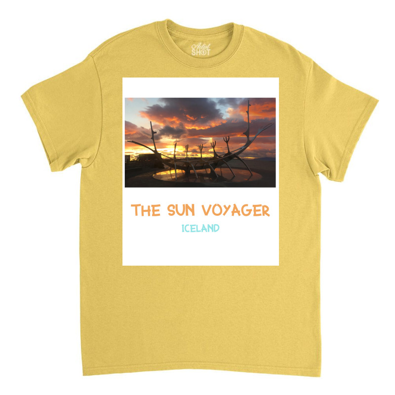 The Sun Voyager From Iceland  Travel 80s Classic T-shirt | Artistshot