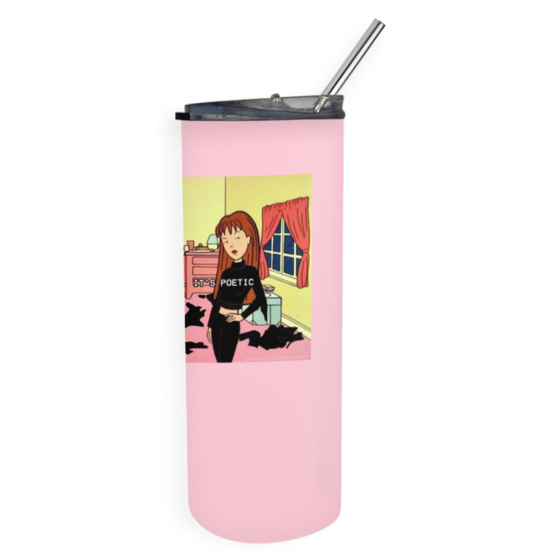 Black Isnx27t Sad Itx27s Poetic Daria Poster Skinny Tumbler | Artistshot