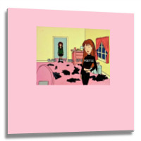 Black Isnx27t Sad Itx27s Poetic Daria Poster Metal Print Square | Artistshot