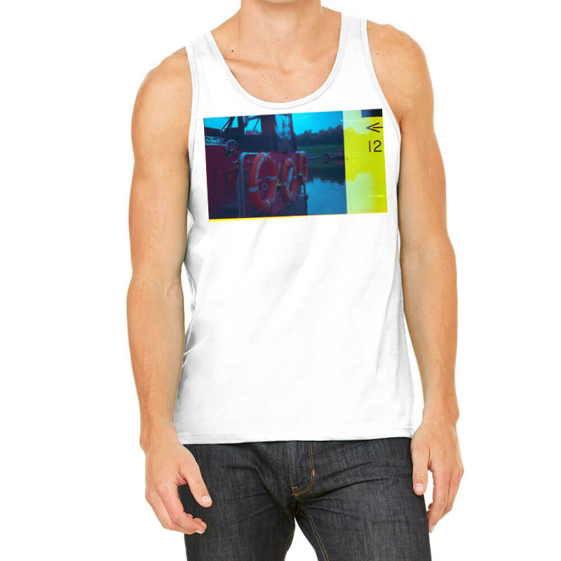 Canal Boat At The Falkirk Wheel Classic Stars Blue Tank Top by doveriilskeh | Artistshot