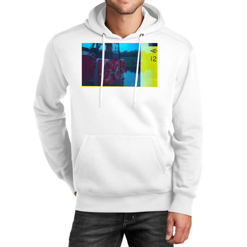 Canal Boat At The Falkirk Wheel Classic Stars Blue Unisex Hoodie by doveriilskeh | Artistshot