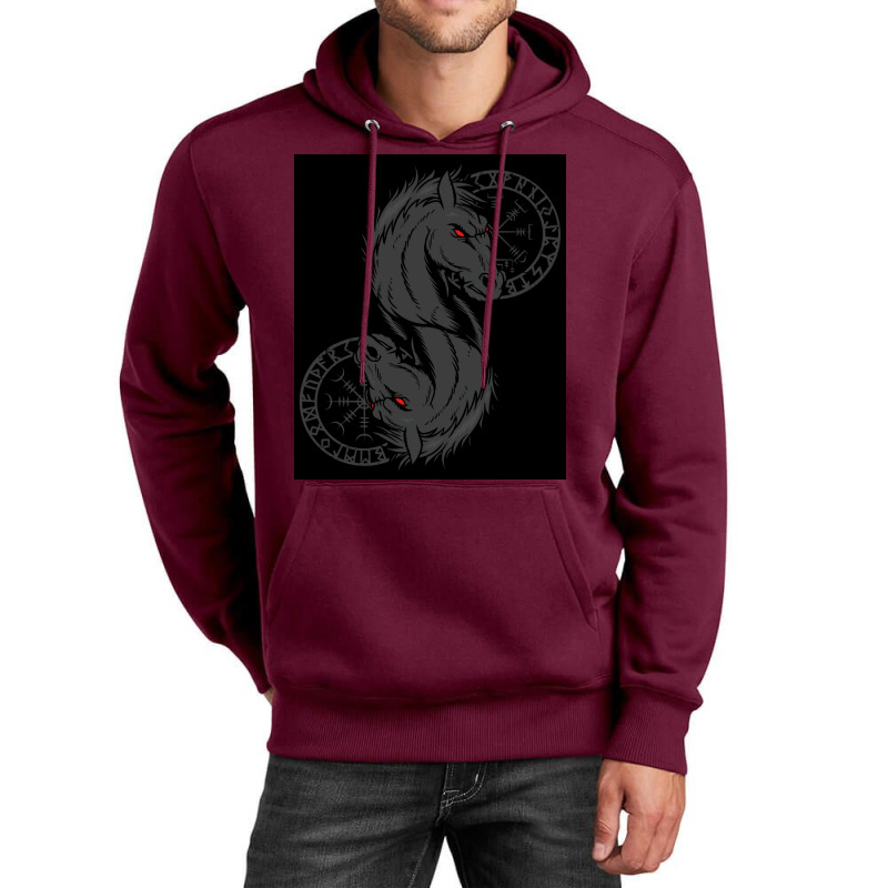 Viking Helm Of Awe Odin Sleipnir Aegishjalmur Classic  Trending Gift Unisex Hoodie | Artistshot