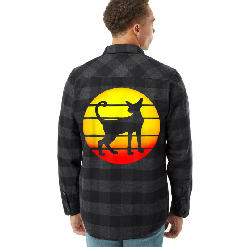 Exotic Cat Breeders Oriental Shorthair Cat Lovers Sunset T Shirt Flannel Shirt | Artistshot