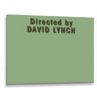 Directed By David Lynch Classic Green Nature Metal Print Horizontal | Artistshot