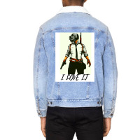 Pubg Gaming King 1 Unisex Sherpa-lined Denim Jacket | Artistshot