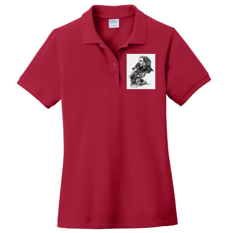 Threads Of Destiny  Blue Girl Ladies Polo Shirt by duenocolopu | Artistshot