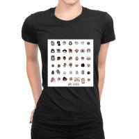 Hilda Headshots 1 Ladies Fitted T-shirt | Artistshot