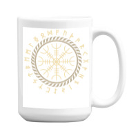 Viking Rune Viking Runes Nordic Runes  Vintage Cute 15 Oz Coffee Mug | Artistshot