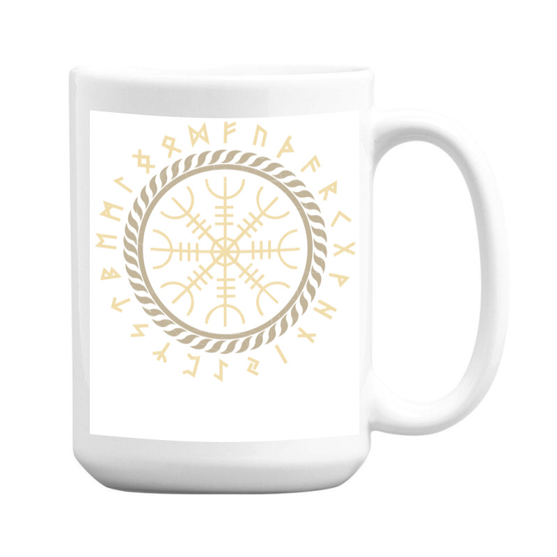 Viking Rune Viking Runes Nordic Runes  Vintage Cute 15 Oz Coffee Mug | Artistshot