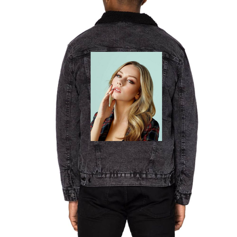 Ester Expsito Elite La Poster Cool Unisex Sherpa-Lined Denim Jacket by ferrarperishc | Artistshot