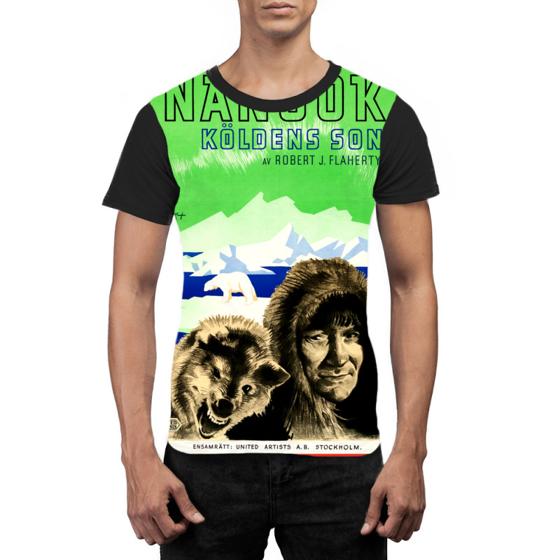 Nanook Of The North 1922  Robert J. Flaherty  Vintage Movie Poster Cla Graphic T-shirt by doveriilskeh | Artistshot