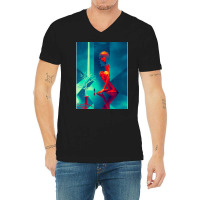 Great  Runner Poster Aesthetic V-neck Tee | Artistshot