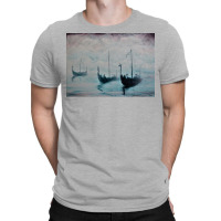 Viking Ships From The Mist  Girl Vintage Vintage T-shirt | Artistshot