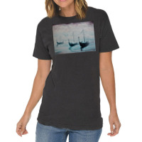 Viking Ships From The Mist  Girl Vintage Vintage Vintage T-shirt | Artistshot