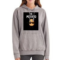 Is Potato As Seen On Late Night Television Poster Girl Vintage Hoodie | Artistshot