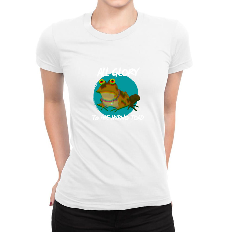 All Glory To The Hypno Toad Version 2 Ladies Fitted T-Shirt by SheilaAntoinette | Artistshot